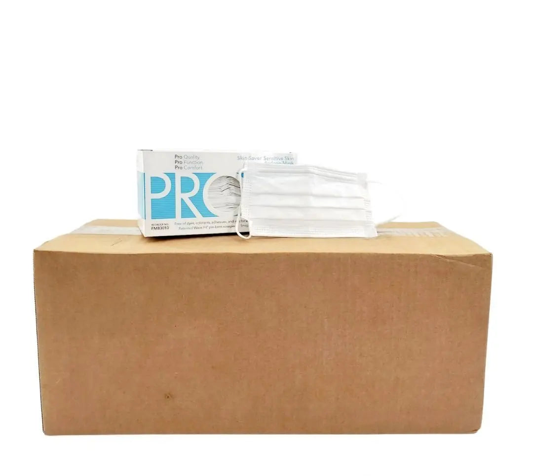 Prestige Ameritech FM83010 ProGear Sensitive Skin Ear Loop Mask 500 Case Prestige Ametitech