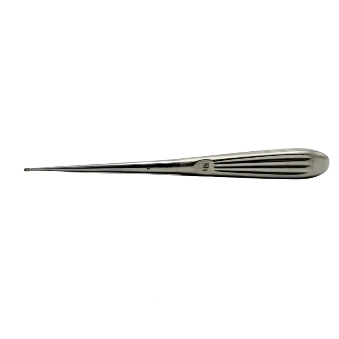 Aesculap MD484 Bruns Bone Curette, Straight, 8" Aesculap