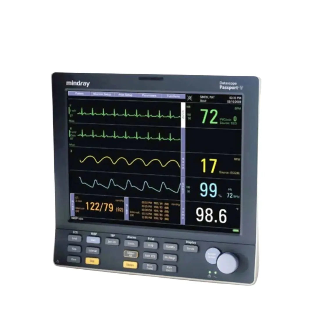 Mindray Passport V Patient Monitor Masimo 01.07 Certified Mindray