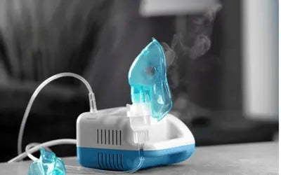 Array of clinical respiratory therapy devices including mechanical ventilators and pulmonary diagnostic equipment in a medical facility.