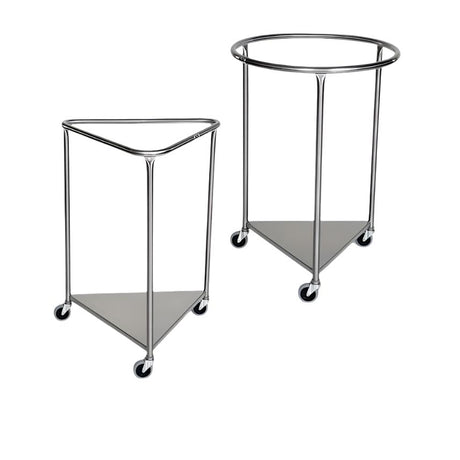 Midcentral Medical MCM-2000/2001/2005/2006 SS Round or Triangle Hamper, no lid Midcentral Medical