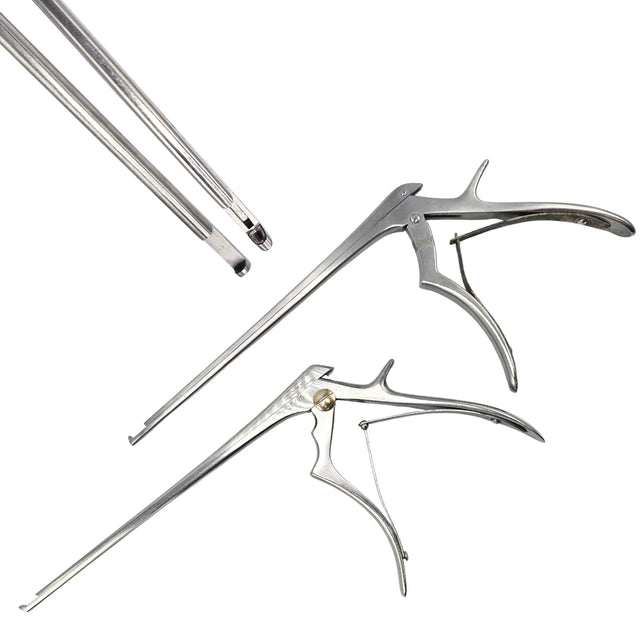 Cervical Spine Kerrison Rongeurs Set of 2 - Surgical Grade Stainless Steel Tools Primis Medical