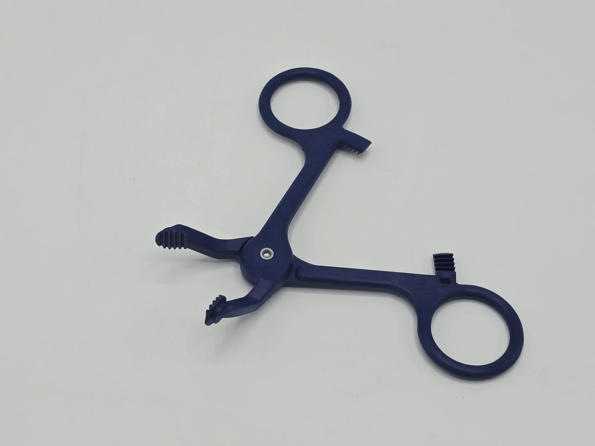 Dravon Medical True Blue Angled Towel Draping T-Clamps T-200 Pack of 5 USED Dravon