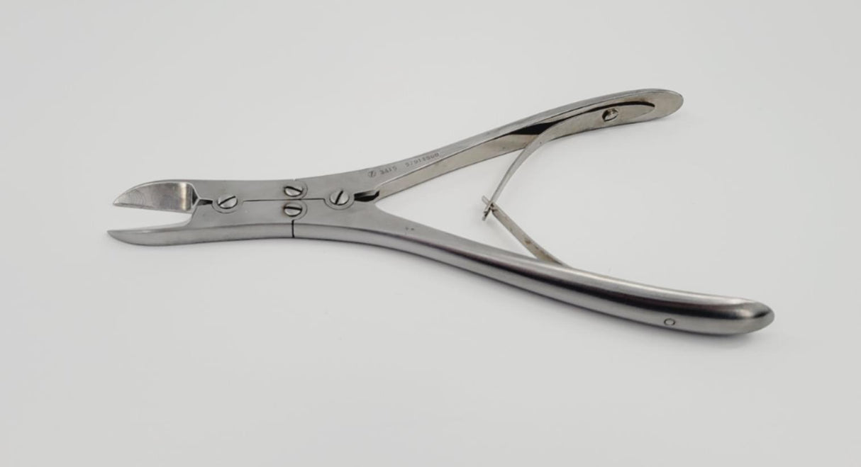 Zimmer 3415 Ruskin-Liston Bone Cutting Forceps Straight Orthopedic 7-1/2"