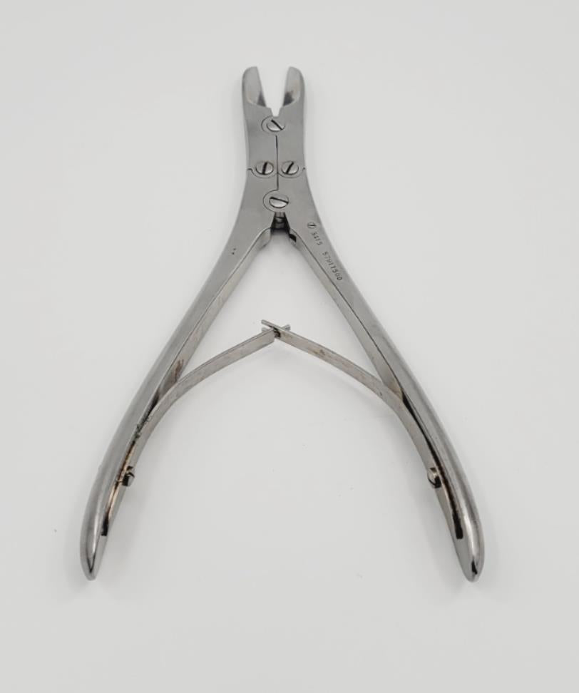 Zimmer 3415 Ruskin-Liston Bone Cutting Forceps Straight Orthopedic 7-1/2"