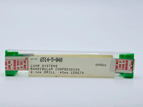 Stryker Howmedica 6514-5-040 Mandibular Compression Drill Bit 2.1mm x 40mm Stryker Howmedica