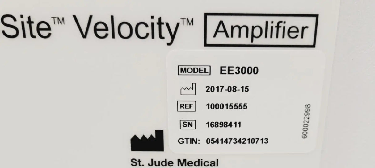 St. Jude Medical EE3000 EnSite Velocity Amplifier Cardiac Mapping for CT Scanner St. Jude Medical