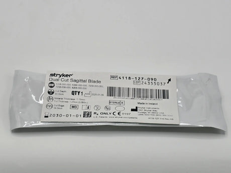 Stryker 4118-127-090 Dual Cut Sagittal Blade 90 x 1.13 x 18mm Stryker