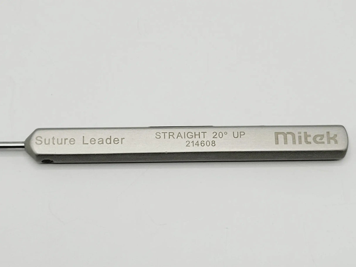 Mitek 214608 Arthroscopic Straight 20° Up Suture Leader 11-1/2" Mitek