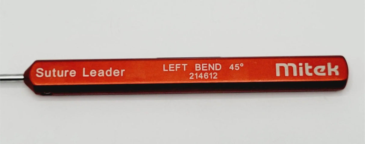 Mitek 214612 Arthroscopic Left Bend 45° Up Suture Leader 11-3/8" Mitek