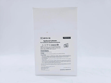 Portex 4919-18 Epidural Catheter Box of 10 Portex