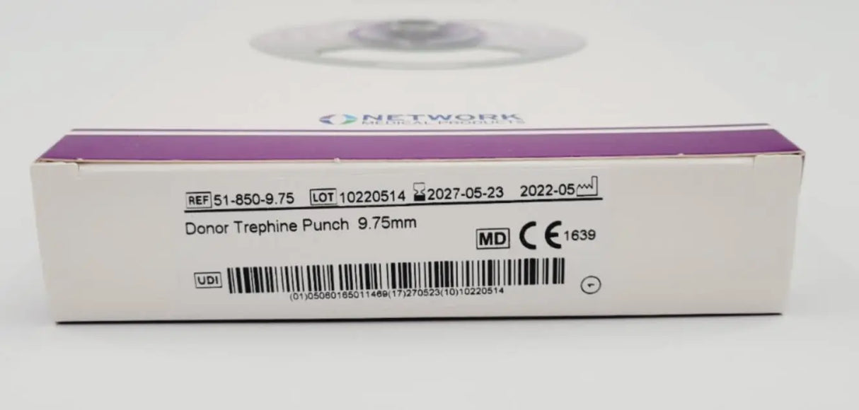 Network Medical 51-850-9.75 Donor Trephine Punch 9.75mm Network Medical