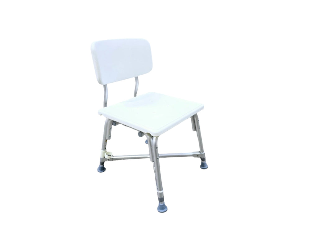 Medline MDS89745AXW Bariatric Aluminum Bath Bench w/ Back