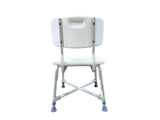 Medline MDS89745AXW Bariatric Aluminum Bath Bench w/ Back Medline