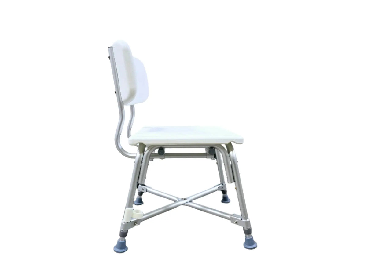Medline MDS89745AXW Bariatric Aluminum Bath Bench w/ Back Medline
