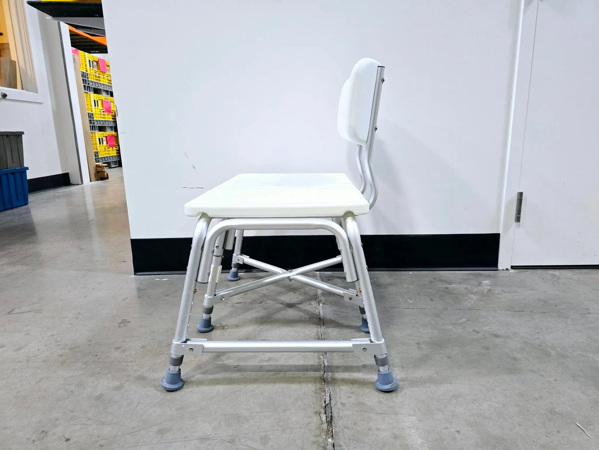 Medline Guardian MDS86952XW Non-Padded Bariatric Transfer Bench Medline