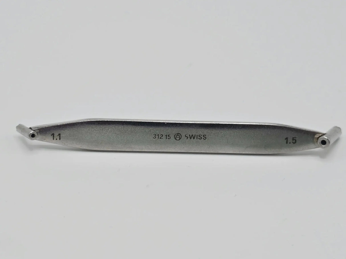 Synthes 312.15 Orthopedic Double Ended Drill Sleeve 1.1mm 1.5mm Primis Medical