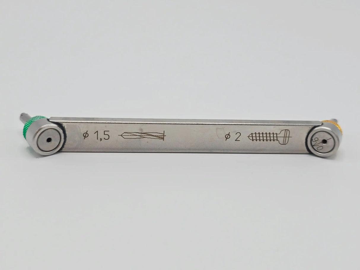 Synthes 322.15 Dynamic Compression Plate Drill Guide Neutral & Load 2.0mm Primis Medical