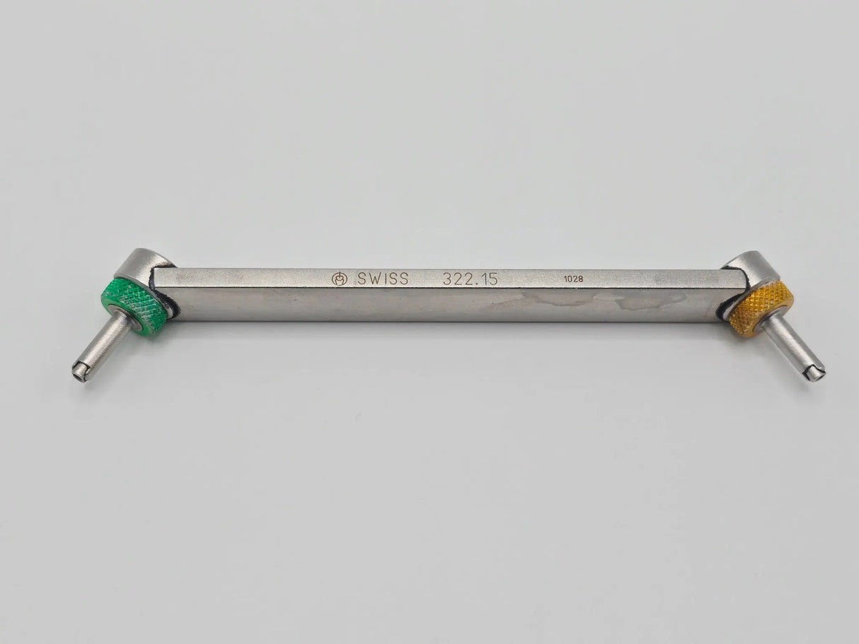 Synthes 322.15 Dynamic Compression Plate Drill Guide Neutral & Load 2.0mm Primis Medical