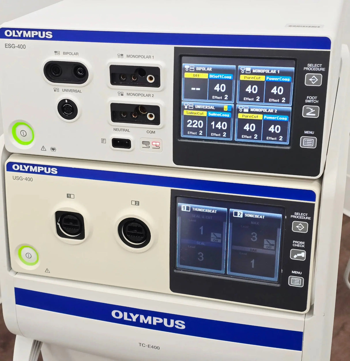 Olympus EPF-1 Surgical Tissue Management System w/ Energy Cart & Footswitches Primis Medical