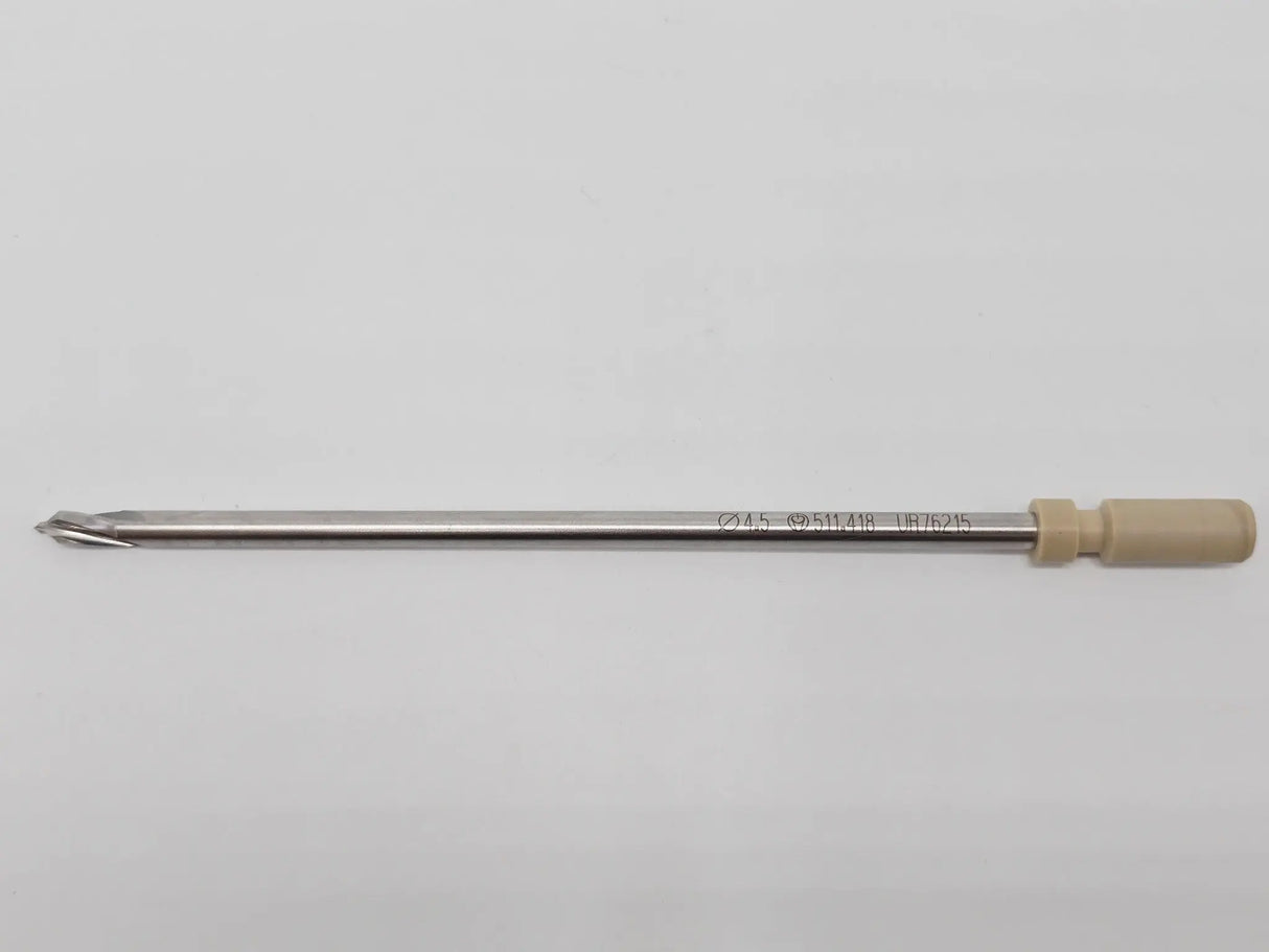 Synthes 511.418 Three Fluted Radiolucent Drill 4.5mm Bit Brad Point 50mm Primis Medical