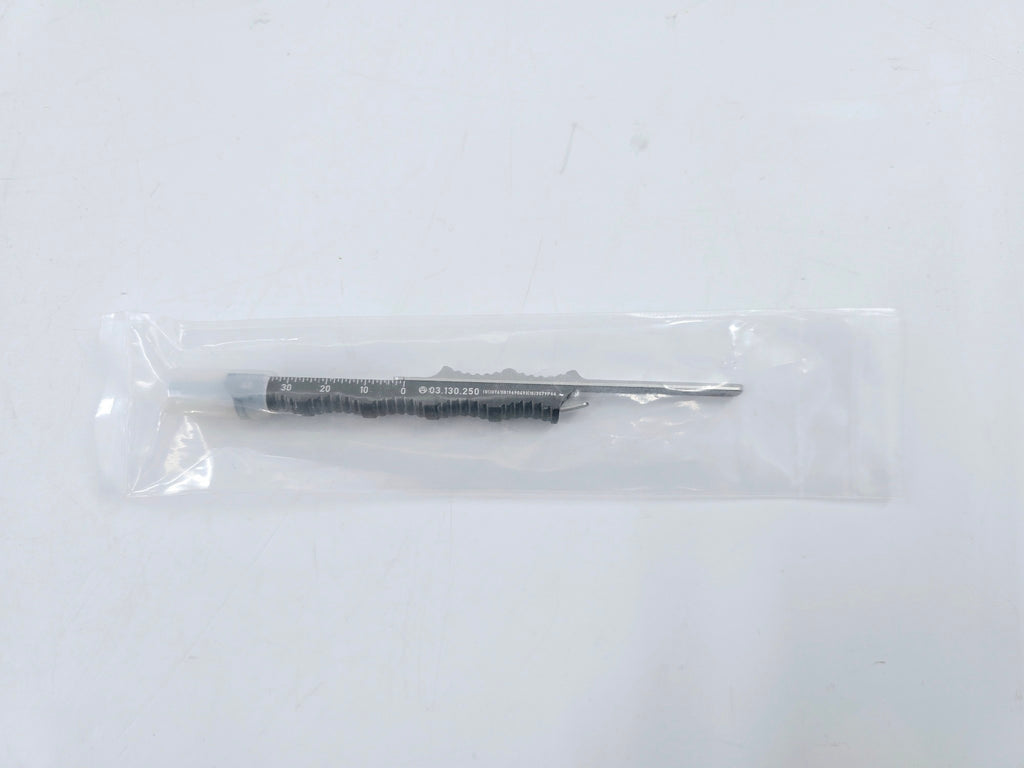 Synthes 03.130.250 Depth Gauge for 1.3mm/1.5mm & 2.0mm Screws 6" NEW