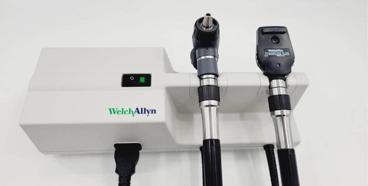 Welch Allyn 767 Oto-Ophthalmoscope Wall Transformer w/ 23810 & 11720 Welch Allyn