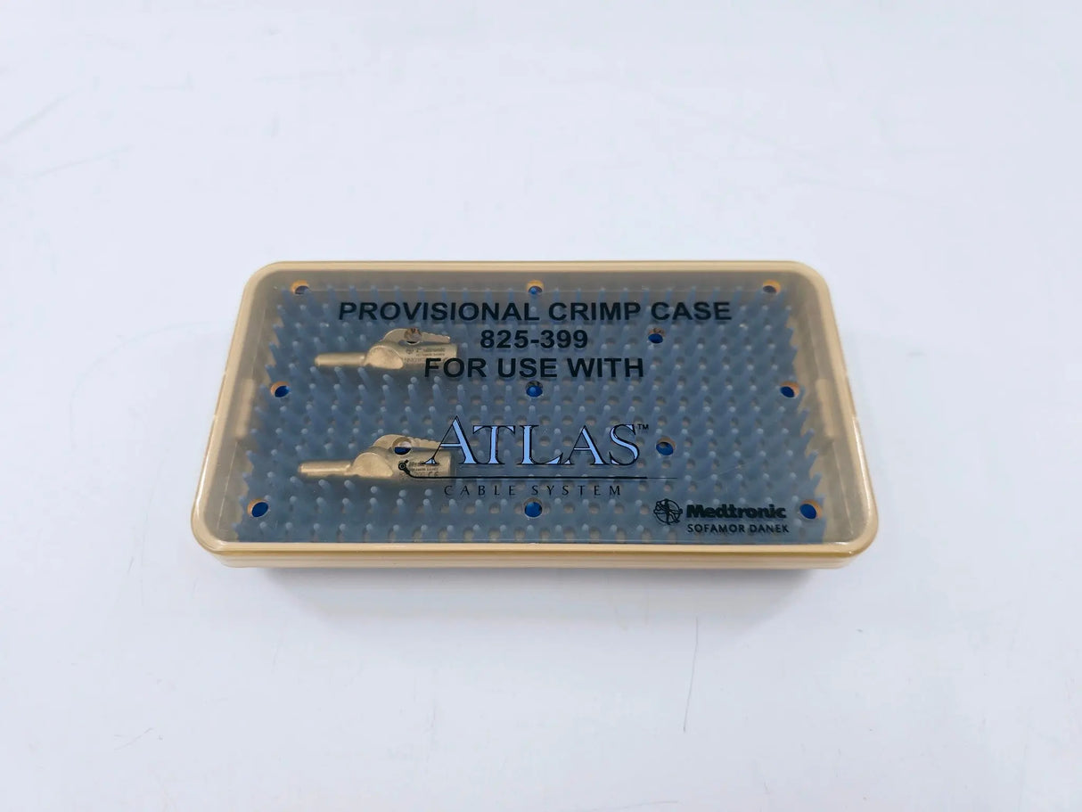 Medtronic 825-399 Provisional Crimp Case w/ 825-200 Crimps Orthopedic Set Medtronic