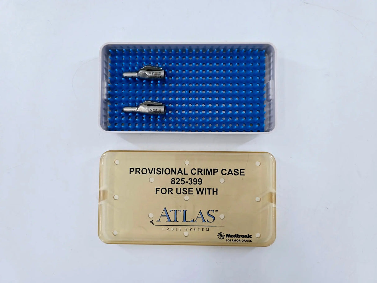 Medtronic 825-399 Provisional Crimp Case w/ 825-200 Crimps Orthopedic Set Medtronic