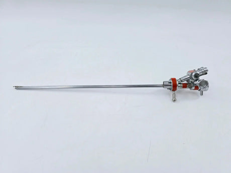 Karl Storz 27026EF Albarran Deflector, Double Channel w/ Dual Stopcocks 12" Karl Storz