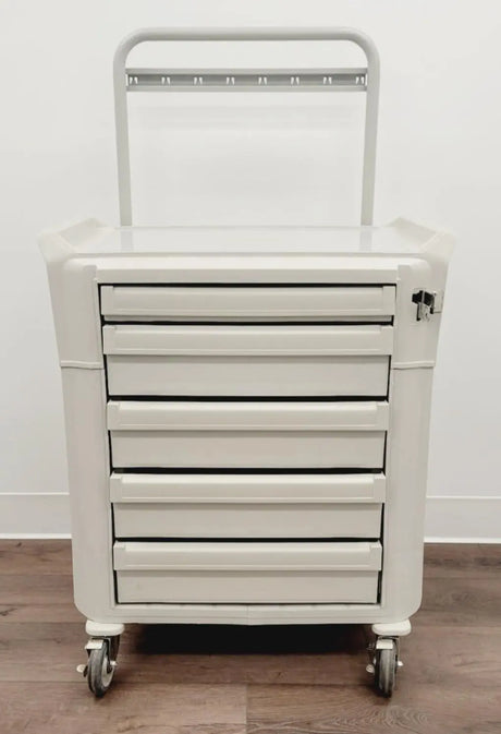 Metro Flex Supplies Cart w/ 5 Drawers 34" x 22" x 58" AS IS Metro Flex