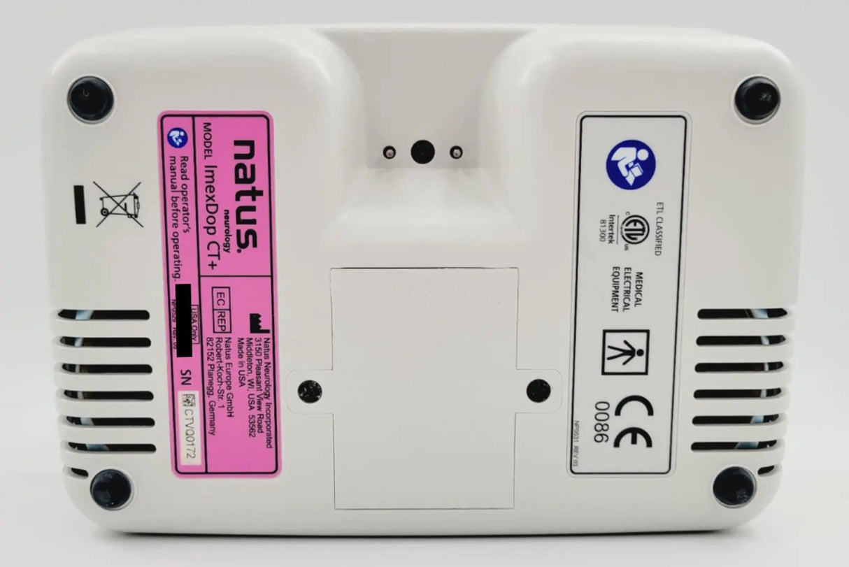 Natus ImexDop CT+ with Vascular 5MHz & Obstetric Probe 3MHz Excellent Condition Natus