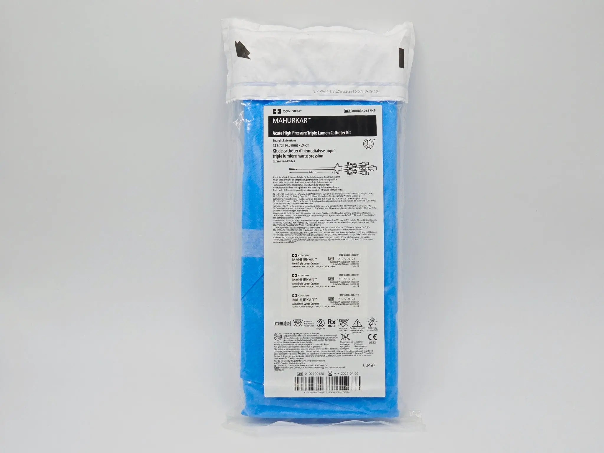 あいう 8888340637HP Covidien Acute High Pressure Triple Lumen Catheter