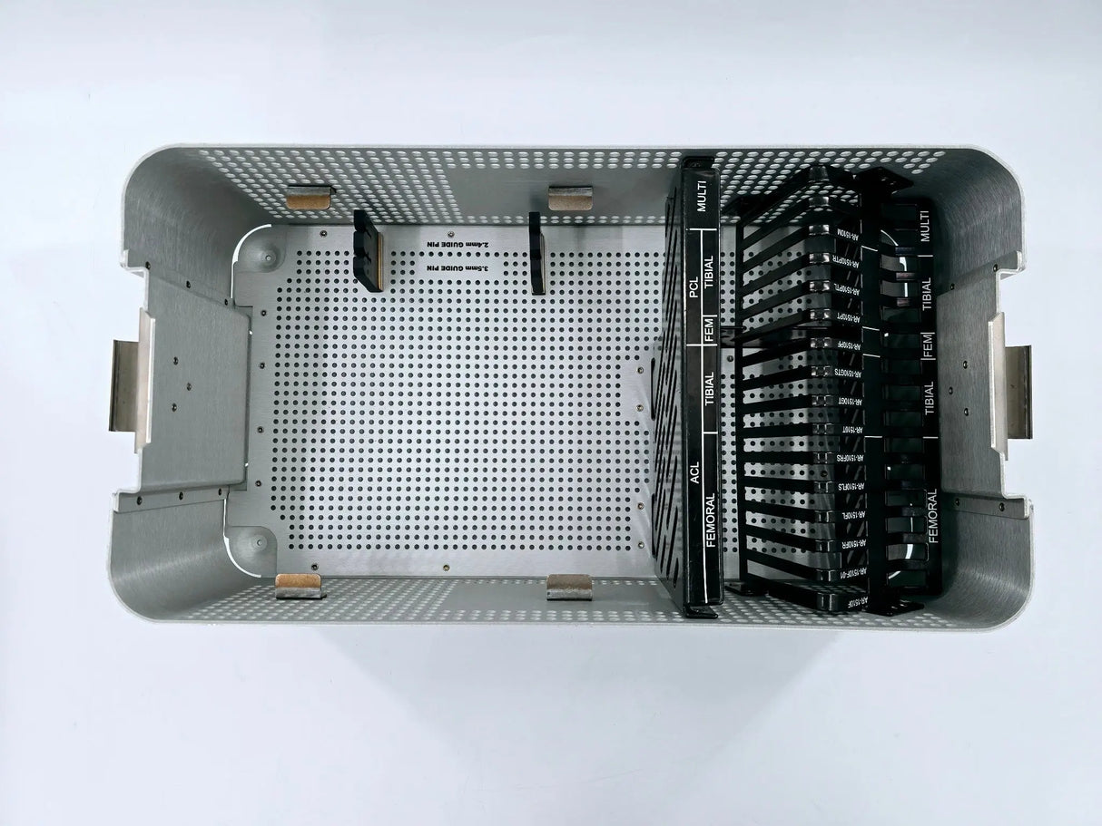 Arthrex AR-1510C Retroconstruction Drill Guide System Sterilization Case 18-1/2" Arthrex