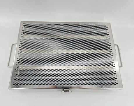 Weck Sterilization Case 1077 with Handles 15 x 10 x 1 Unbranded