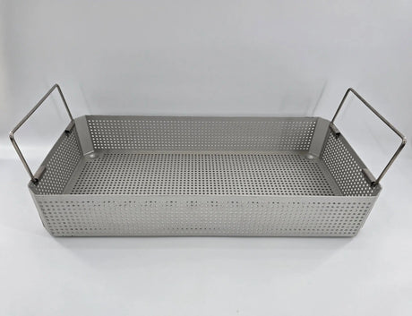 Instrument Sterilization Tray with Handles 22" x 10" x 4" Unbranded