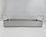 Instrument Sterilization Tray with Handles 22" x 10" x 3" Unbranded