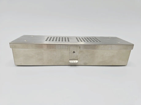 Small Stainless Steel Endoscopy Scope Case with Hinged Lid and Liner 10 x 3 x 2 Unbranded