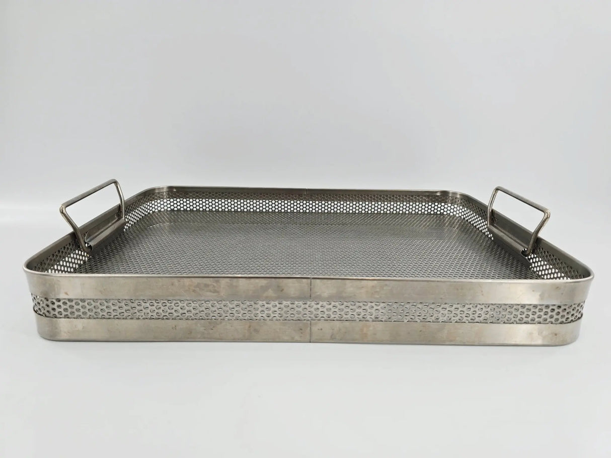 Surgical Sterilization Basket with Handles 16" x 11" X 2" Unbranded