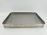 Surgical Sterilization Basket with Handles 16" x 11" X 2" Unbranded