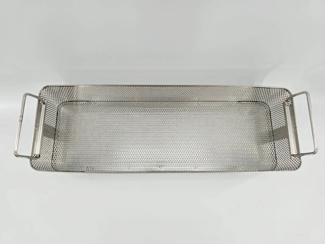Perforated Surgical Sterilization Basket with Handles 19" x 7" x 4" Unbranded