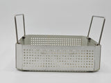 Square Surgical Sterilization Basket with Handles 10" x 10" X 3" Unbranded