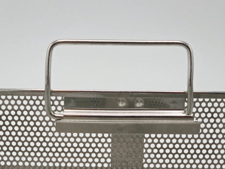 Stainless Steel Surgical Sterilization Basket 10.5 x 9.5 x 3.5 Unbranded