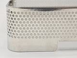 Small Stainless Steel Surgical Sterilization Basket 10.5 x 9 x 2.5 Unbranded