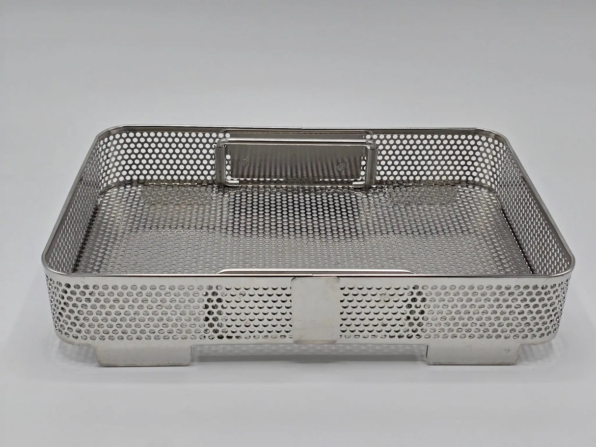 Small Rectangular Stainless Steel Surgical Sterilization Tray 11 x 7 x 2 Unbranded