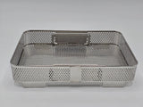Small Rectangular Stainless Steel Surgical Sterilization Tray 11 x 7 x 2 Unbranded