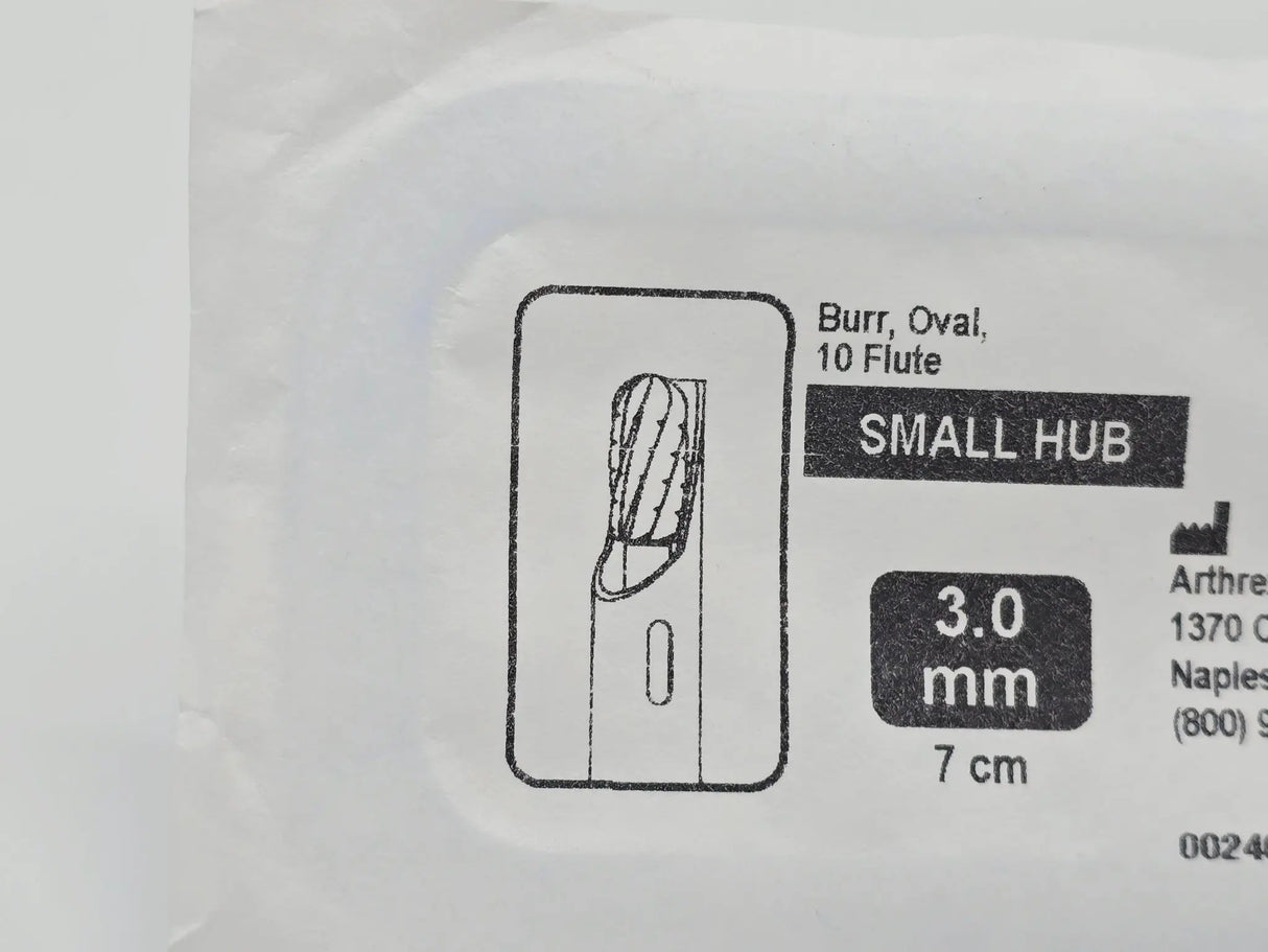 Arthrex AR-9300OBT Burr Oval 10 Flute 3.0mm NEW Arthrex