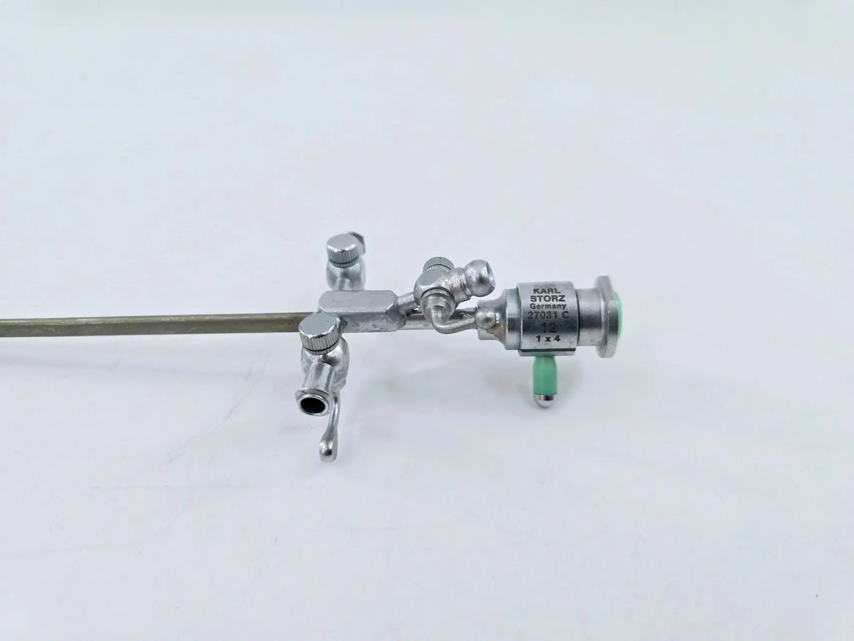 Karl Storz 27031C 1 x 4 Pediatric Cystoscope Sheath 12Fr. w/ Obturator 8" Karl Storz
