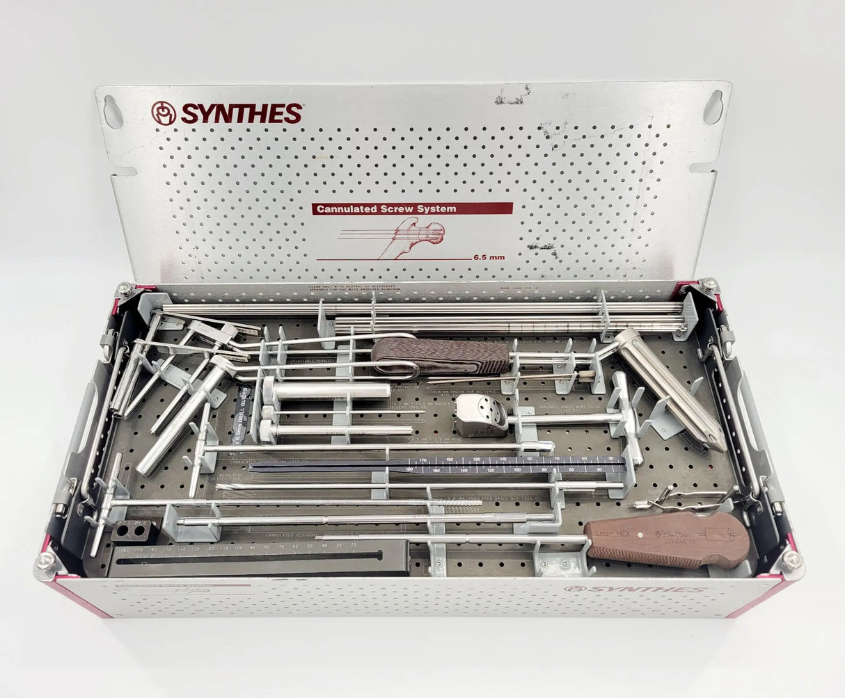 Synthes 6.5mm Cannulated Screw Instrument Set Synthes