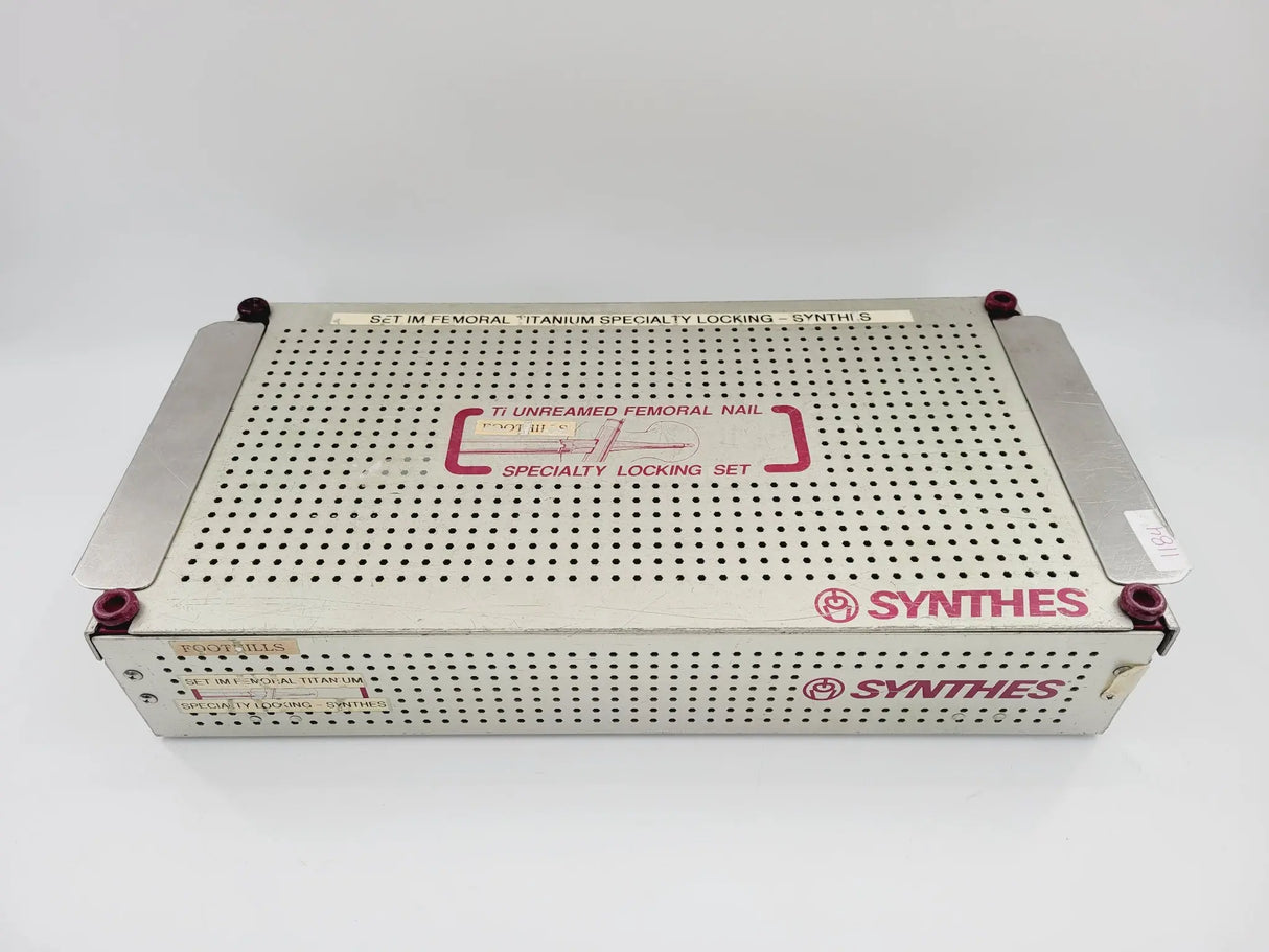 Synthes 304.511 Ti Unreamed Femoral Nail Specialty Locking Set Synthes